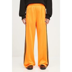 Tepláky adidas Originals Firebird dámské, oranžová barva, s aplikací, JY2694
