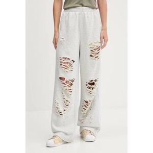 Bavlněné tepláky adidas Originals Joggers dámské, šedá barva, KC8822