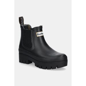 Holínky Barbour Halton dámské, černá barva, LRF0100BK11