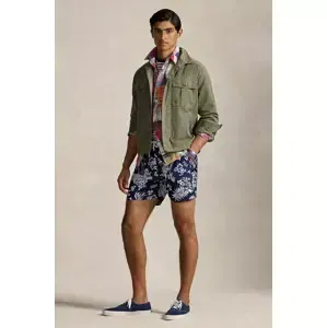 Plavkové šortky Polo Ralph Lauren modrá barva, 710963323