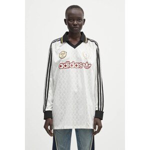 Tričko s dlouhým rukávem adidas Originals Retro béžová barva, KA4381