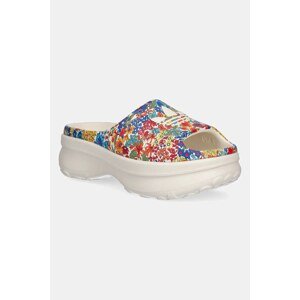 Pantofle adidas Originals Adifom Stan Slide dámské, béžová barva, na platformě, JI2765