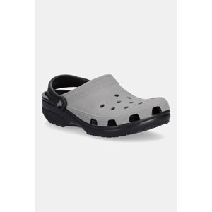 Pantofle Crocs Classic Reflective Clog šedá barva, 211282.001