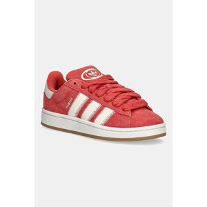 Semišové tenisky adidas Originals Campus 00S W dámské, červená barva, JQ5805