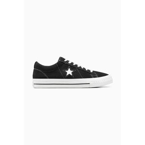 Semišové tenisky Converse One Star 95 černá barva, A14711C