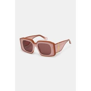Sluneční brýle JW Anderson Jwa01 Bumper dámské, oranžová barva, EW0002.FA0426.392