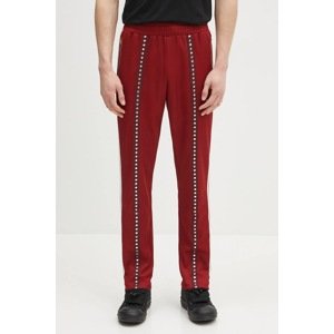 Tepláky adidas Originals pánské, vínová barva, s aplikací, KA4391