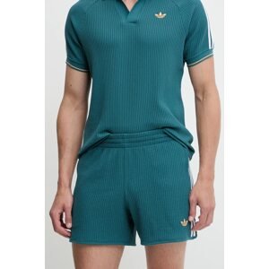 Kraťasy adidas Originals Sprinter Shorts pánské, tyrkysová barva, KC0693