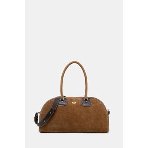 Semišová taška adidas Originals x Wales Bonner Bwl Bag hnědá barva, JM8892