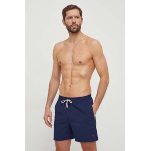 Plavkové šortky Polo Ralph Lauren tmavomodrá barva, 710907255