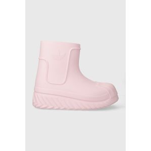 Holínky adidas Originals adiFOM Superstar Boot růžová barva, IE0389