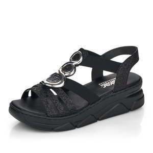 Dámské sandály RIEKER V20L4-00 černá S3