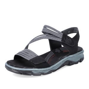 Dámské sandály RIEKER 68871-00 černá S4