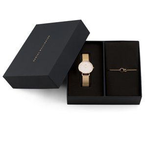 Daniel Wellington SET Combo Petite 32 YG White, Elan Unity Bracelet G 175mm