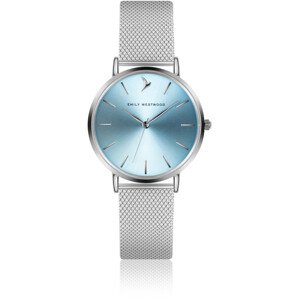 Emily Westwood Light Blue Sunray Mesh Watch EGL-2518