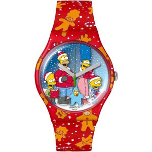 Swatch The Simpsons Wondrous Winter Wonderland SUOZ361