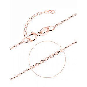 Cutie Jewellery Jemný řetízek z růžového zlata Anker Z0014 40 cm