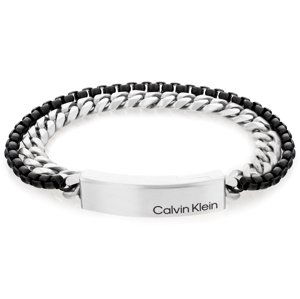 Calvin Klein Dvojitý ocelový bicolor náramek Industrial Hardware 35000566