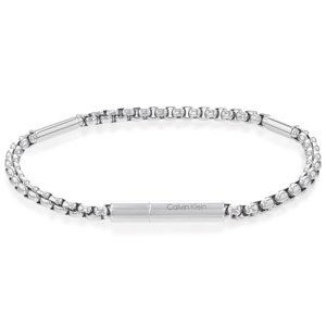 Calvin Klein Elegantní pánský náramek z oceli Cylinder Links 35000574