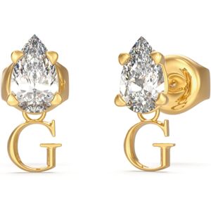 Guess Stylové pozlacené visací náušnice Studs Party JUBE02151JWYGT/U