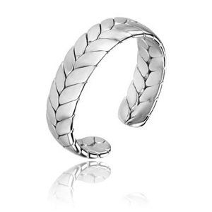 Marc Malone Otevřený ocelový prsten Oaklynn Silver Ring MCJ.R1023