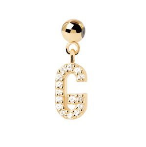 PDPAOLA Pozlacený přívěsek "G" Charms CH01-056-U