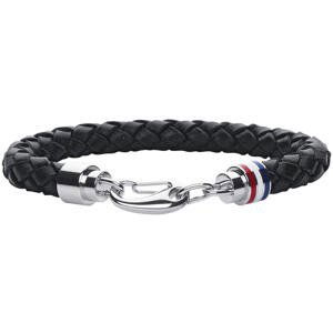 Tommy Hilfiger Stylový náramek z černé kůže 2700510