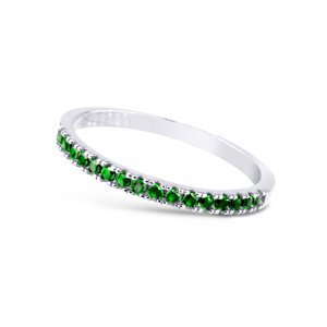 Cutie Diamonds Prsten z bílého zlata se smaragdy DZ6484-1670-SM-X-2 48 mm