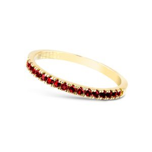 Cutie Diamonds Prsten ze žlutého zlata s rubíny DZ6484-1670-RU-X-1 66 mm