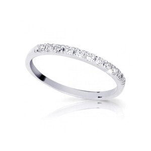 Cutie Jewellery Půvabný prsten z bílého zlata Z6484-1670-X-2 49 mm