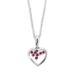 Cutie Jewellery Romantický přívěsek z bílého zlata Z6299-1606-40-40-X-2