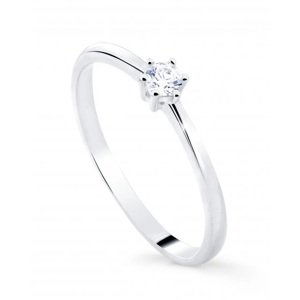 Cutie Jewellery Něžný prsten z bílého zlata Z8011-10-X-2 49 mm