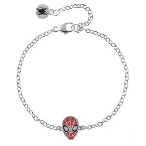 Disney Stříbrný řetízkový náramek Spider Man Marvel BS00066RL-55-CS
