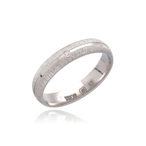 MOISS Snubní stříbrný prsten se zirkonem RL000087-P 52 mm