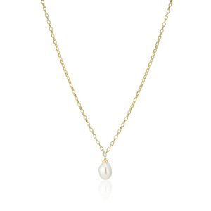 Sif Jakobs Elegantní pozlacený náhrdelník s barokní perlou Padua SJ-N2455-P-YG