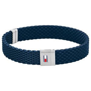 Tommy Hilfiger Modrý silikonový náramek pro muže 2790239 19,5 cm