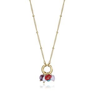 Viceroy Pozlacený dámský náhrdelník s kamínky Chic 14157C01019