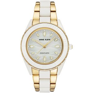 Anne Klein Analogové hodinky Solar Ocean Plastic AK/3910WTGB