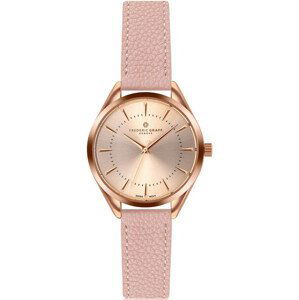 Frederic Graff Kanjut Sar Lychee Pink Leather Strap Watch FCE-B035R