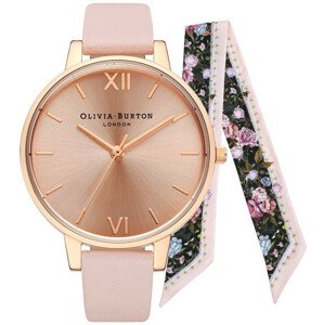 Olivia Burton Dárková sada hodinek a šátku OB16GSET23