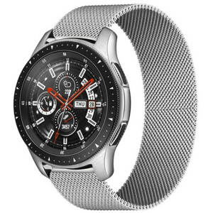 4wrist Milánský tah pro Samsung Galaxy Watch 6/5/4 - Stříbrný