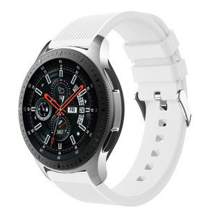 4wrist Silikonový řemínek pro Samsung Galaxy Watch - Bílý 20 mm