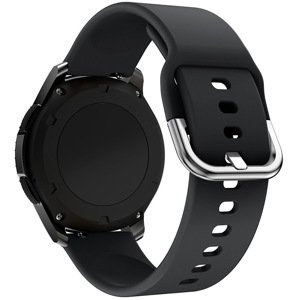 4wrist Silikonový řemínek pro Samsung - Black 22 mm