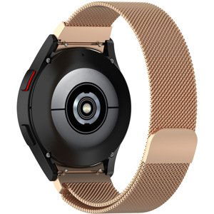 4wrist Milánský tah s magnetickým zapínáním pro Samsung Galaxy Watch 6/5/4 - Rose Gold