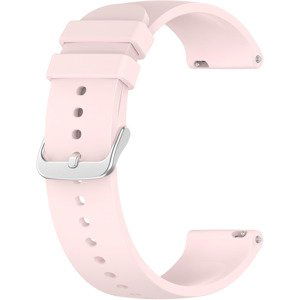 4wrist Univerzální silikonový řemínek se stříbrnou sponou 20 mm - Pink