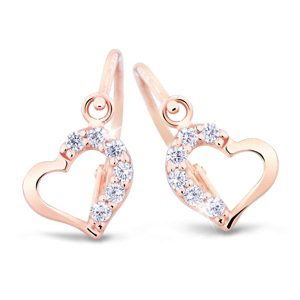 Cutie Jewellery Něžné dětské náušnice z růžového zlata C2757-10-X-4 růžová