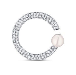 JwL Luxury Pearls Elegantní brož s pravou perlou JL0762