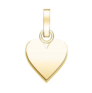 Rosefield Romantický pozlacený přívěsek Srdce The Pendant PE-Gold-Heart