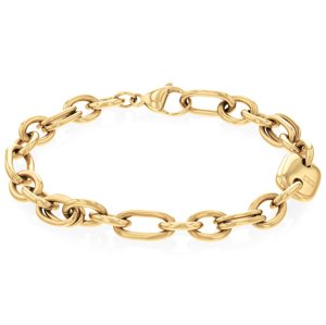 Tommy Hilfiger Módní náramek z pozlacené oceli Contrast Link Chain 2780788