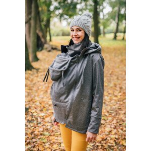 Softshellová bunda Be Lenka - Pebble Grey xs nosící bunda se softshellovou vsadkou 2 v 1